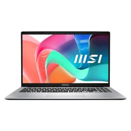 MSI Laptop Modern 15 F13MG 15.6'' FHD IPS i5-1334U/16GB/512GB SSD NVMe/Windows 11 Home/2Y/Urban Silver