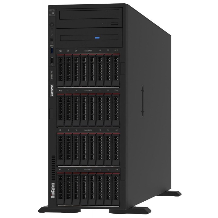 LENOVO Server ThinkSystem ST650 V3/Xeon Silver 4510/32GB/Diskless/RAID 940-8i/1100W PSU/3Y NBD