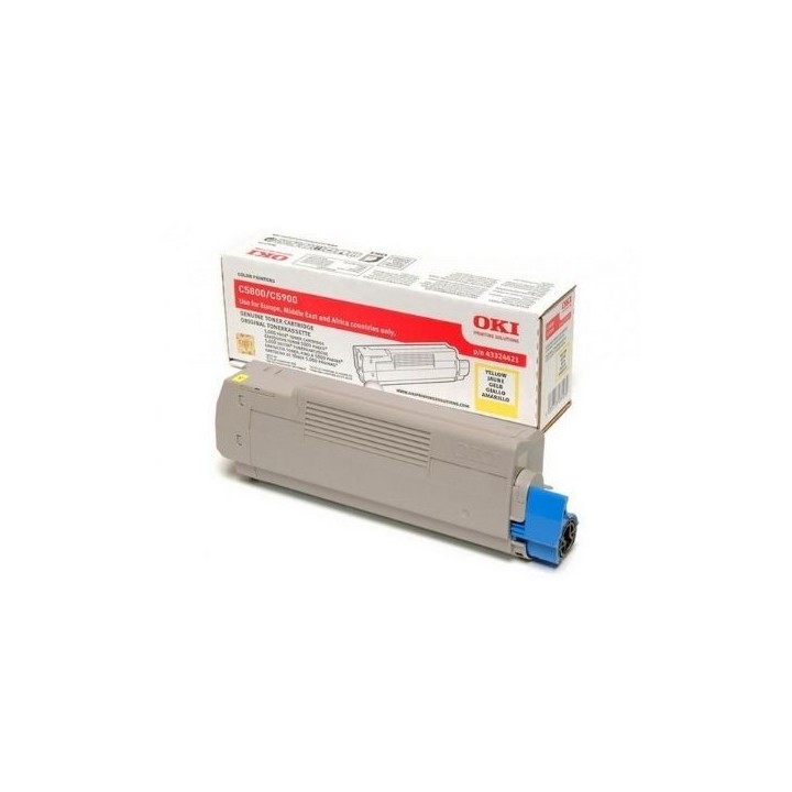 OKI TONER YELLOW C5800/5900/5550MFP (5K)
