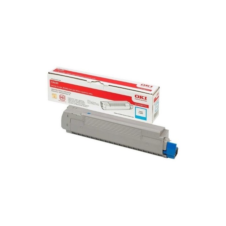 OKI TONER CYAN C8600/C8800 (6K)