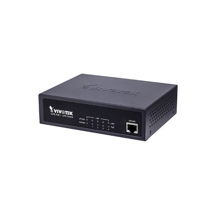 VIVOTEK 4XFE POE +2FE UTP SWITCH, (AW-FET-060C-065 EU)
