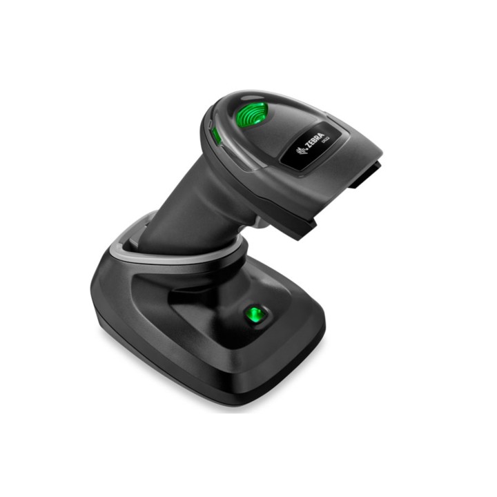 ZEBRA DS2278-SR, (2D), BLUETOOTH, BLACK PRESENTATION CRADLE USB KIT: SCANNER, SHIELDED USB CABLE & CRADLE.