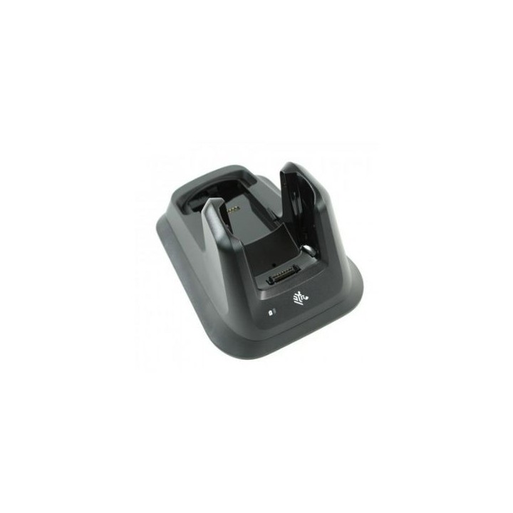 "ZEBRA SINGLE SLOT USB CHARGE/COMM. W/ SPARE BATT. CHARGER, FOR: MC3300/MC3300X/MC3300AX/MC3400/MC3450"