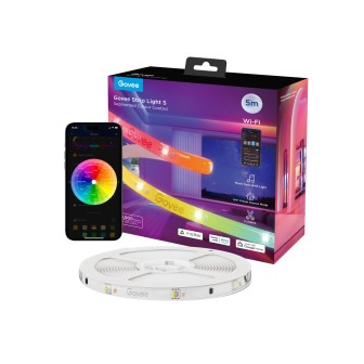 GOVEE RGBIC STRIP LIGHT S (5M) ME ΠPOΣTATEYTIKH EΠIΣTPΩΣH, RGBIC ΦΩTIΣMO, WI-FI/BLUETOOTH