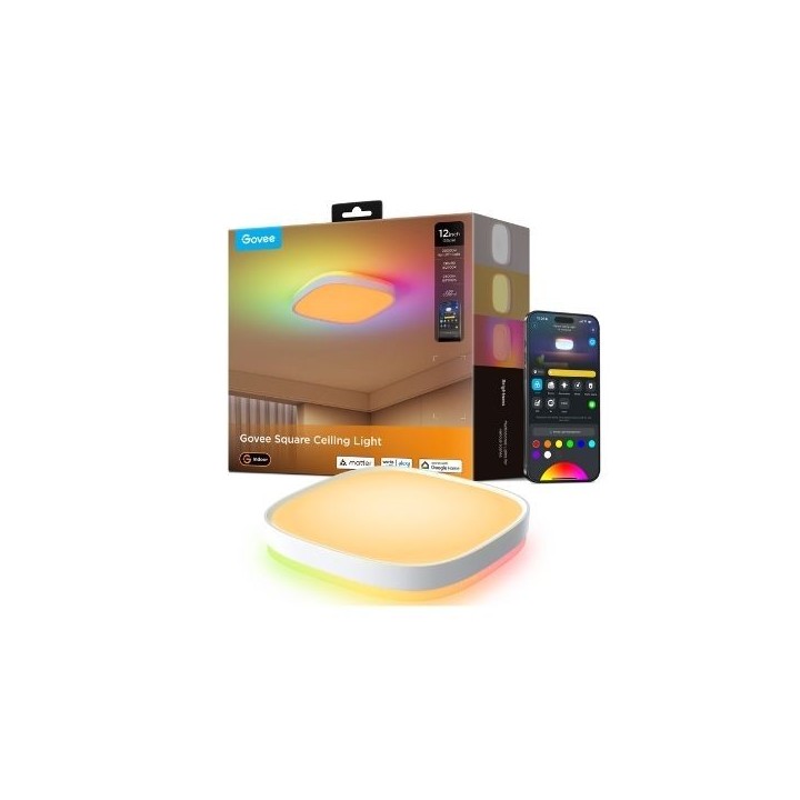 GOVEE 12INCH RGBWW + RGBIC SQUARE SMART CEILING LIGHT