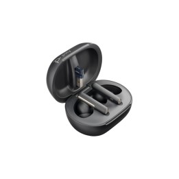 POLY VOYAGER FREE 60+ UC CARBON BLACK EARBUDS + BT700 USB-C ADAPTER + TOUCHSCREEN CHARGE CASE (7Y8G4AA)