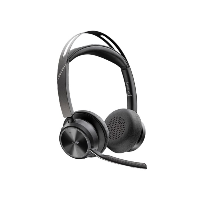 POLY VOYAGER FOCUS 2 MICROSOFT TEAMS CERTIFIED USB-C HEADSET + USB-C/A ADAPTER + CHARGING STAND (9T9J6AA#AC3)