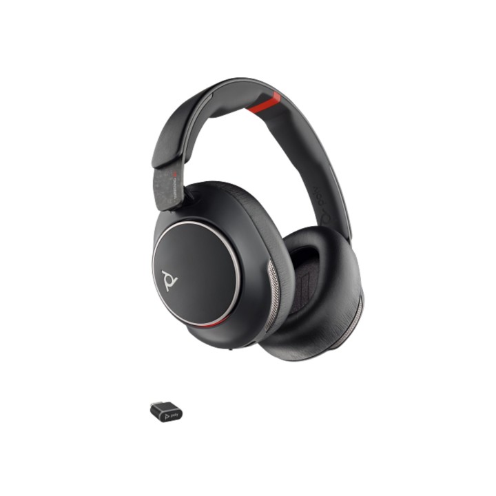 POLY VOYAGER SURROUND 85 UC USB-C HEADSET + USB-C/A ADAPTER + CHARGING STAND