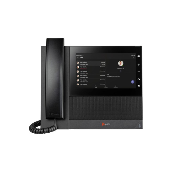 POLY CCX 600 BUSINESS MEDIA PHONE FOR MICROSOFT TEAMS AND POE-ENABLED