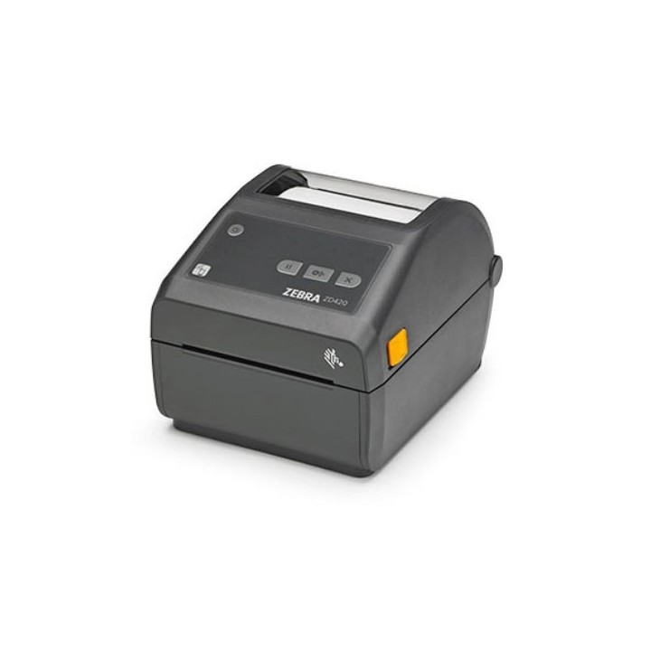ZEBRA ZD421C, 4" THERMAL TRANSFER CARTRIDGE PRINTER, LABEL PRINTER 300 DPI, USB/USB HOST, BT (BLE), ETHERNET. INCLUDES:USB CABLE